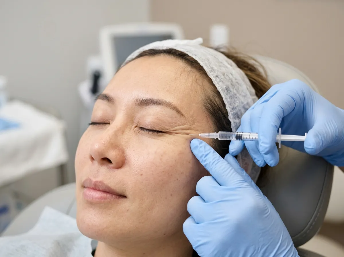 Procedimento de Botox — Contorno dos Olhos