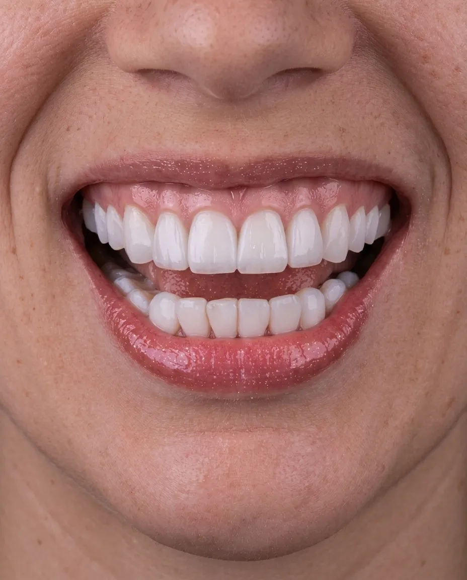 Depois — Facetas em Resina